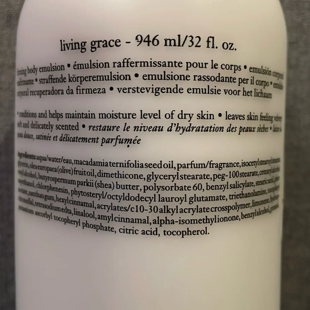 Philosophy Living Grace Firming Body Emulsion NEW - Picture 4 of 5